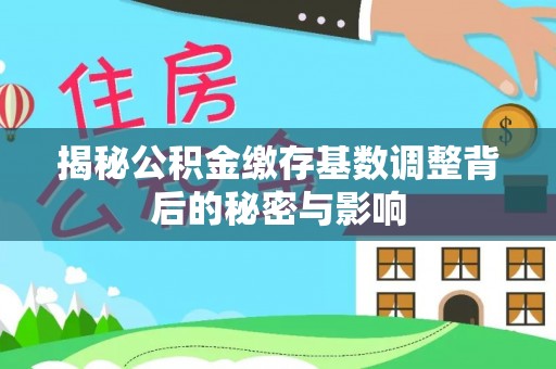 邢台揭秘公积金缴存基数调整背后的秘密与影响