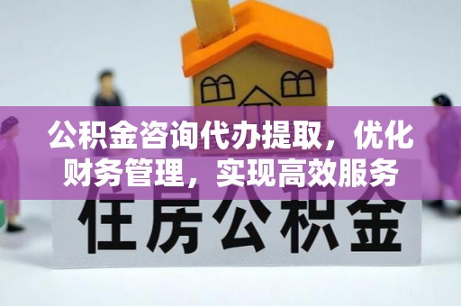 邢台公积金咨询代办提取，优化财务管理，实现高效服务